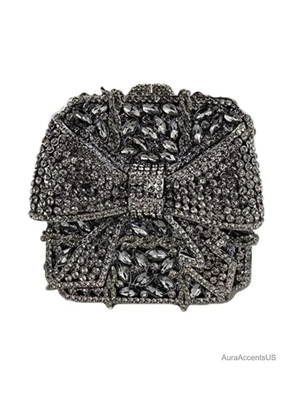 Crystal Box Clutch Glitter Evening Bag Rhinestone Handbag Clutch Purses Party
